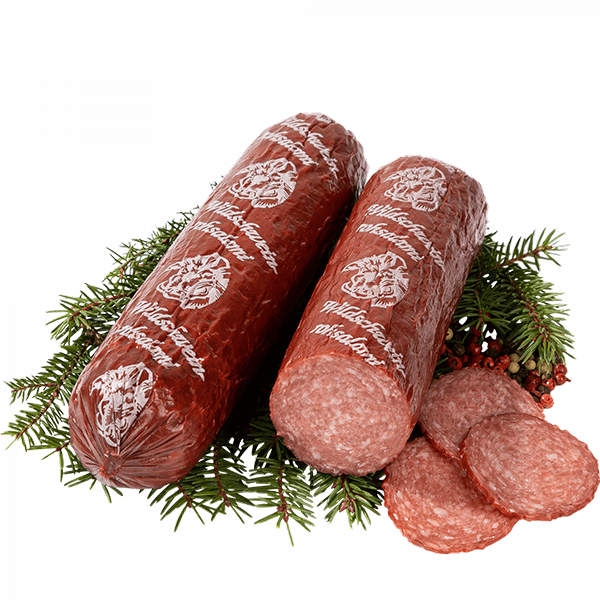 Wildschweinrohsalami